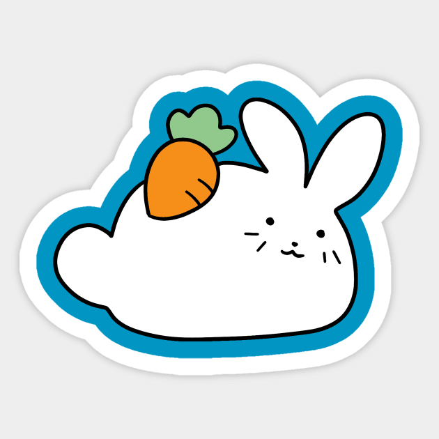 Carrot Bunny Sticker by saradaboru